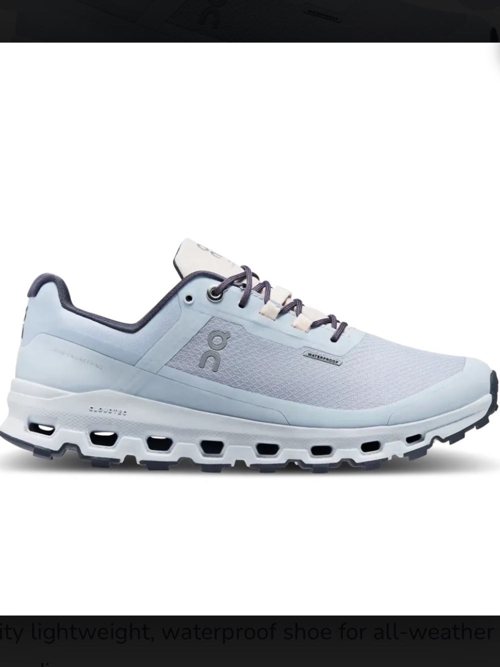 On Cloudvista Waterproof 1 Nimbus/heather Women's Size 9